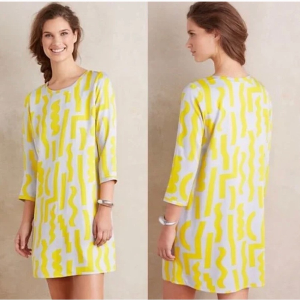 Anthropologie Dusen Sunbent Shift Dress